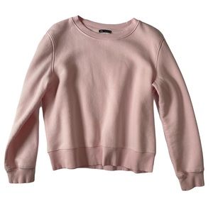 ZARA| Pink Crewneck Sweater